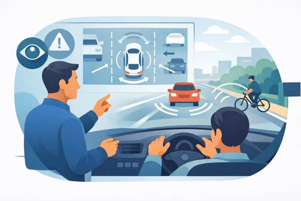 Blind Spot Awareness and Safe Lane Changing Training.